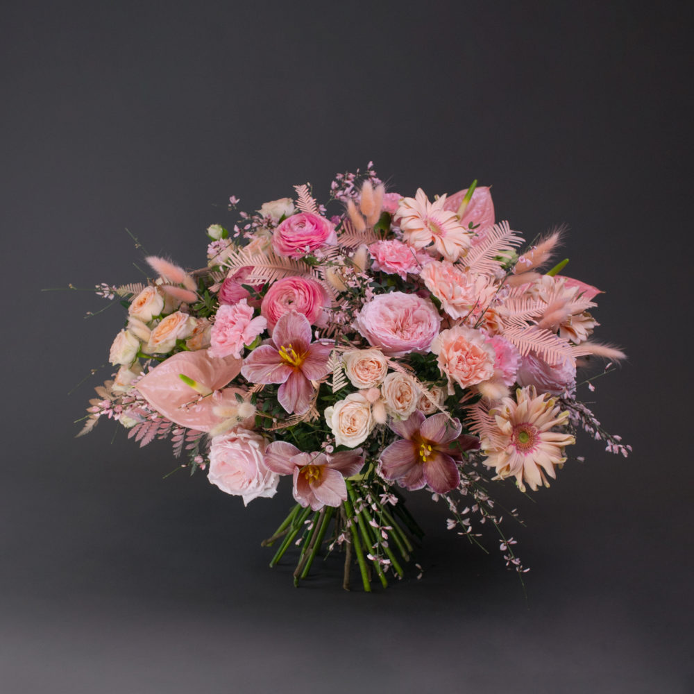 Букет нежный розовый № 77 - купить цветы в Санкт Петербурге