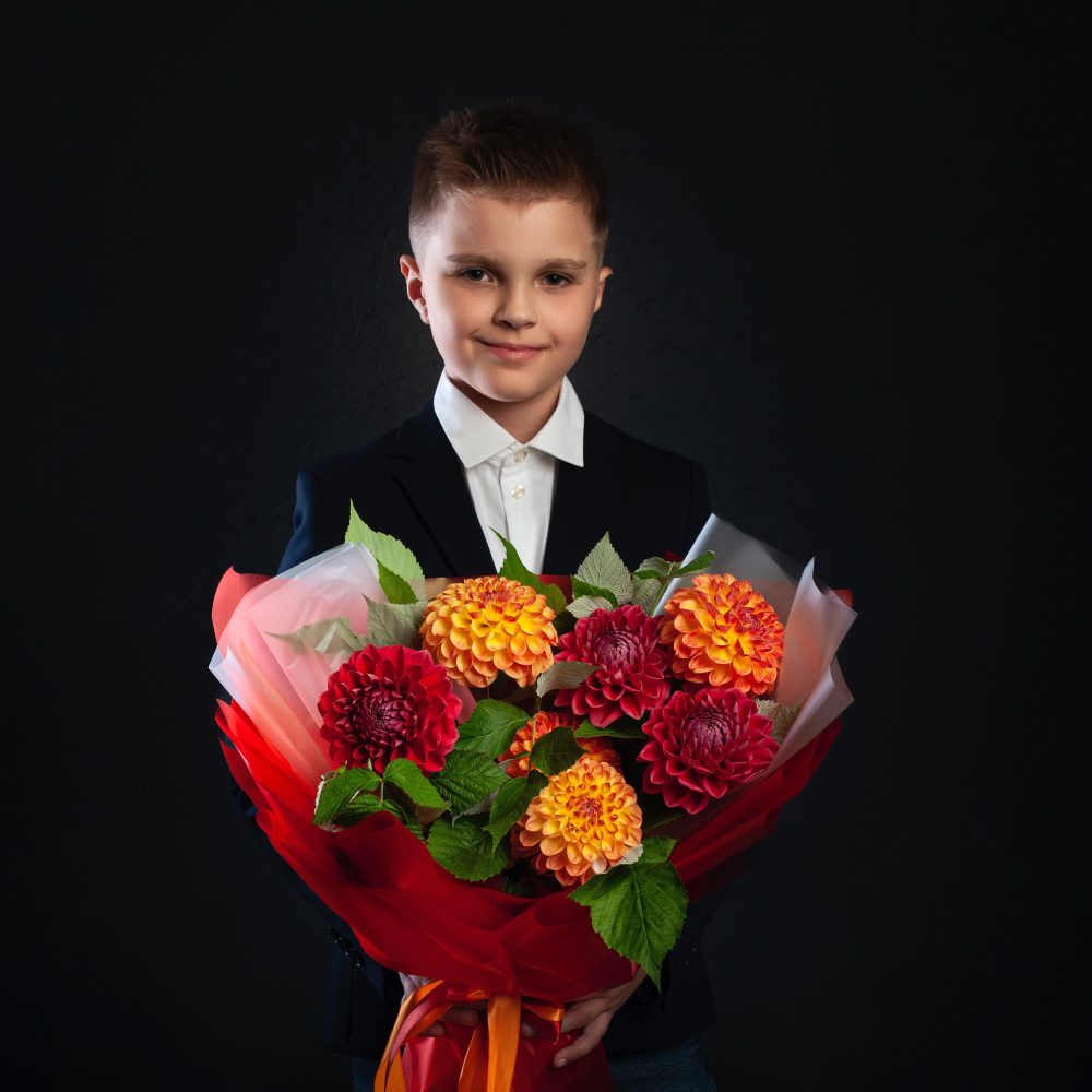 Букет из георгинов №60 - купить цветы в Санкт Петербурге